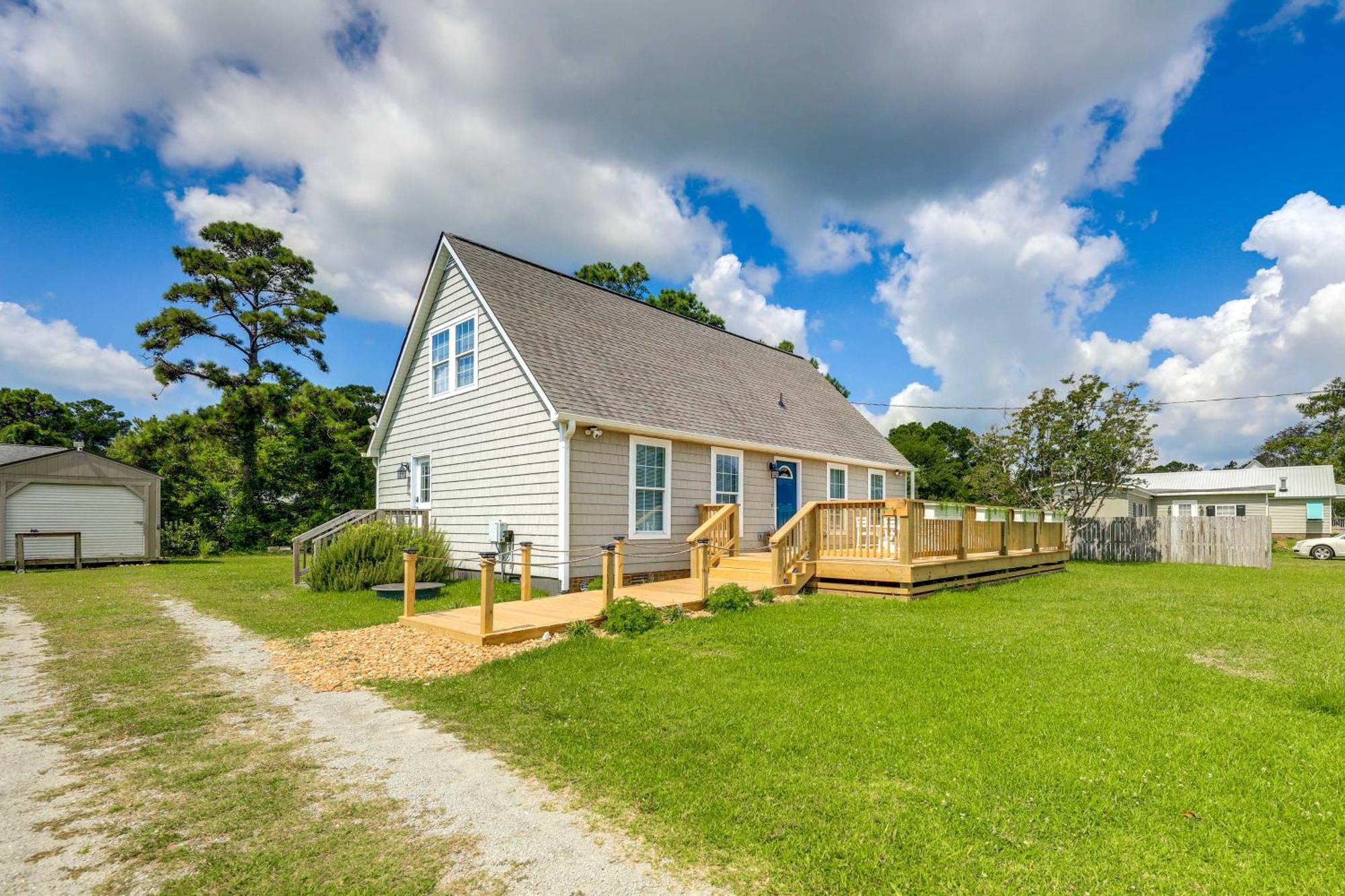 The Willowberry House With Deck And Grill! Harkers Island 外观 照片